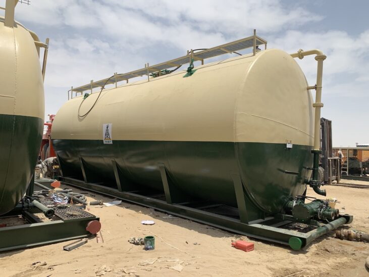 500 BBL Acid Storage Tank Skid Mounted (2)