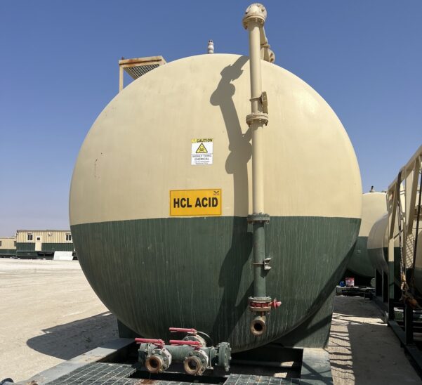 500 BBL Acid Storage Tank Skid Mounted (2)