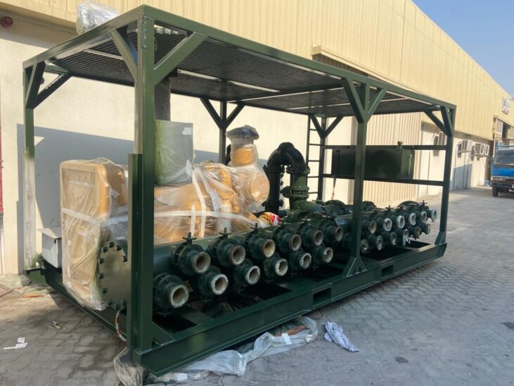 Diesel Driven Acid Transfer Pump Skid