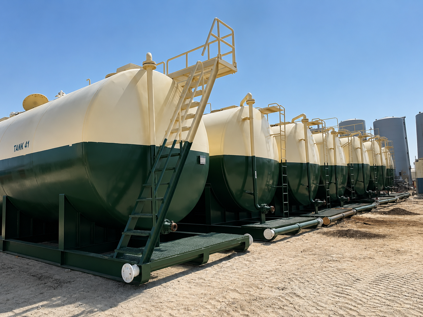 500 BBL Cylindrical Storage Tanks