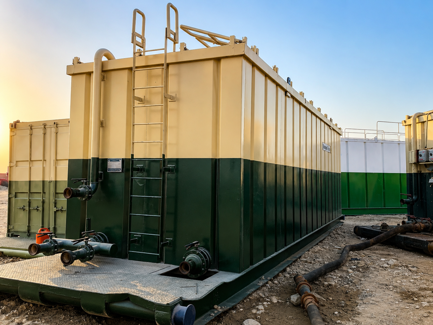 500 BBL Rectangle Storage Tank